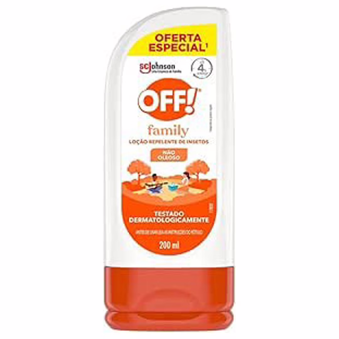OFF! Family Loção Repelente de Insetos e Mosquitos, 200ml