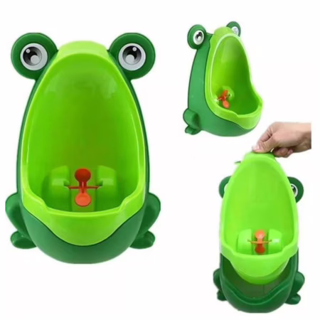 Pinico Mictório Infantil Sapinho - Verde e Azul