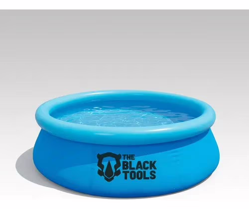 Piscina Inflável Circular The Black Tools 1400l Reforçada Azul