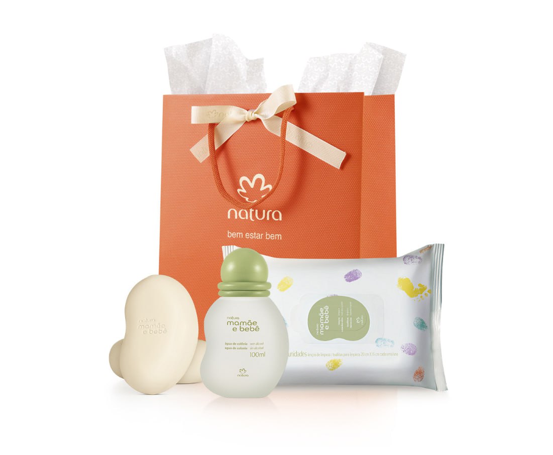Presente Natura Mamãe e Bebê Presente Natura Mamãe e Bebê