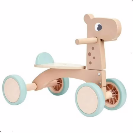 🧡 Quadriciclo Triciclo Infantil Bebe Madeira  Buba Cloudy