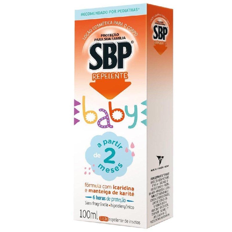 Repelente Sbp Baby Loção 100ml (A partir de 2 meses)
