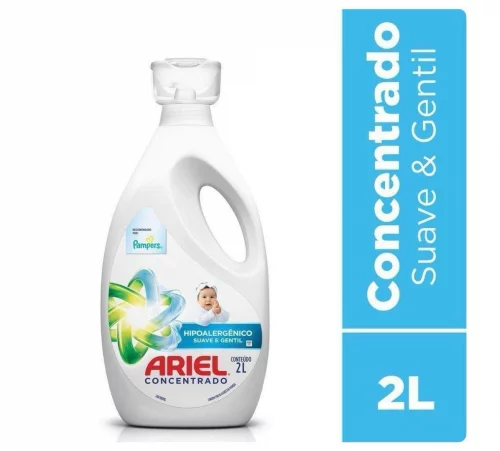 Sabão Líquido Ariel Suave e Gentil 2L