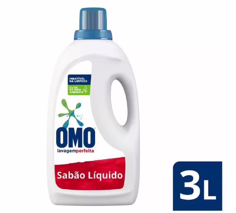 Sabão Líquido Lavagem Perfeita Omo 3L