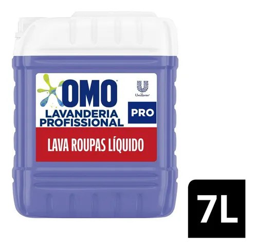 Sabão Líquido Omo 7L Lavanderia Profissional Lavagem Perfeita Profissional