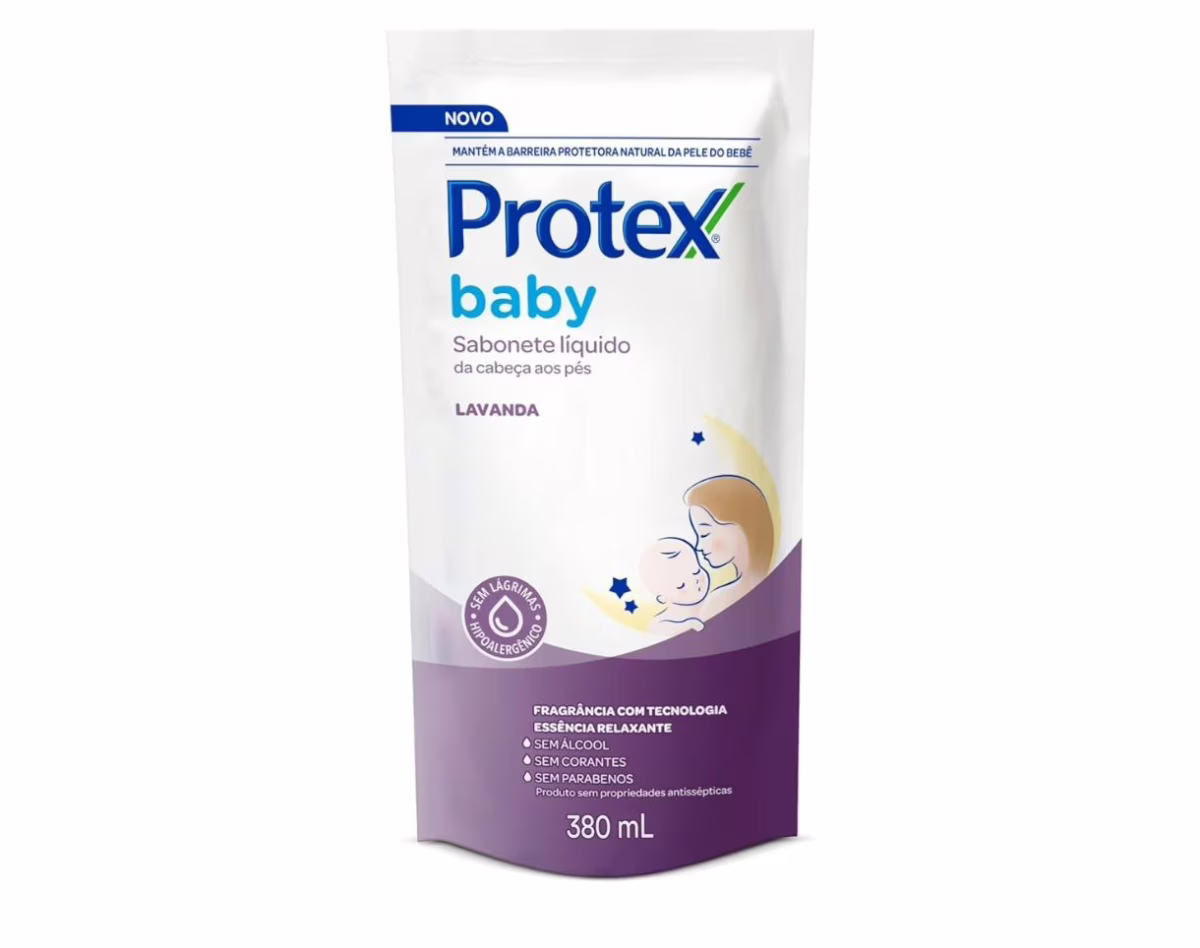 🛍️SABONETE PROTEX BABY LAVANDA REFIL 380ml