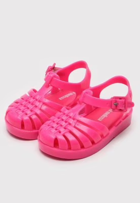 Sandália Infantil Mini Melissa Possession BB, Rosa - Tam 19 ao 25
