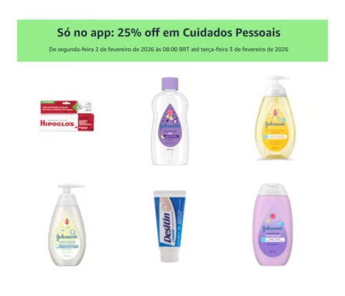Seleção de Produtos com 25% de Desconto