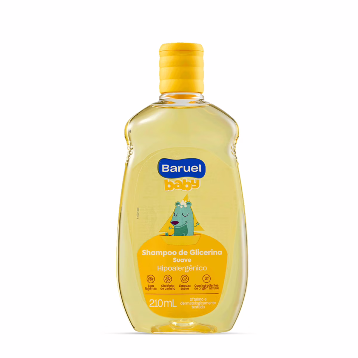 Shampoo Infantil Glicerina Suave 210ml – Baruel Baby