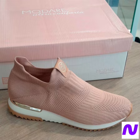 Slip On MODARE Knit Feminino (34 ao 39)