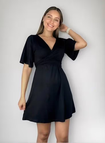Vestido 4 Em 1 Soltinho Cores Premium Gestante Amamentação