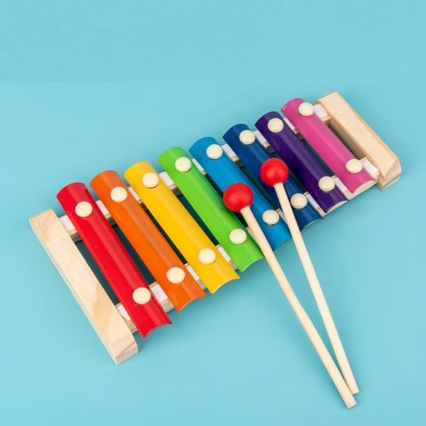 🛍️ Xilofone Instrumento Musical Infantil Com 8 Notas