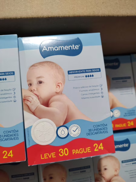 Absorvente Para Seios Amamente® 30 UN