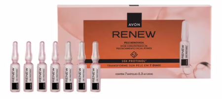 Ampolas de Restauração Facial Avon Renew 7un 1,3ml