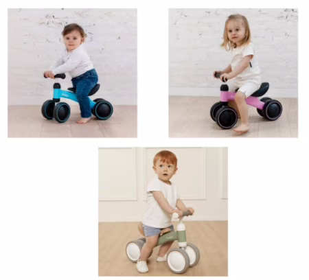 Bicicleta De Equilibrio Buba, 4 Rodas