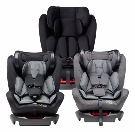 Cadeira Infantil Para Carro Elite 0 A 36kg Cinza Titânio - Maxi Baby