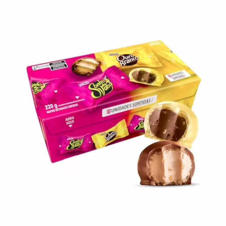 🛍️Caixa Sonho de Valsa e Ouro Branco Sortidos Sabor Chocolate 220g