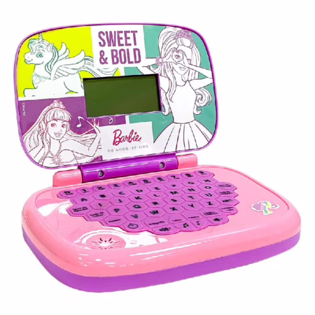 Candide, Laptop Infantil, Barbie, Brinquedo Educativo Bilíngue