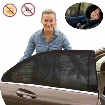 Capas cortina proteção solar para janela de carro 2 unidades