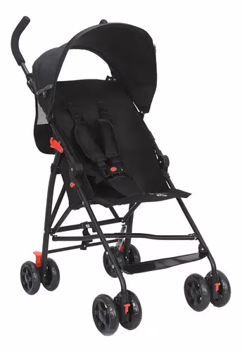 Carrinho de Bebê Passeio Guarda Chuva Movee Maxi Baby - Preto