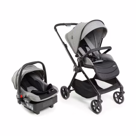 Carrinho Travel System Magnific Trio Grey Denin Safety 1st