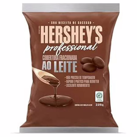 Cobertura Fracionada Sabor ao Leite Hershey'S Professional (Formato Moeda) - 2,01Kg