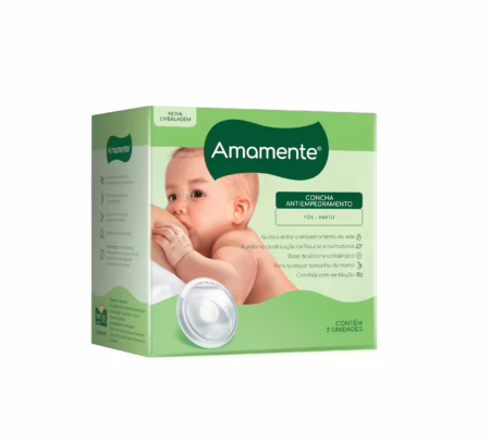 Concha Antiempedramento - Base Flexível (Pós-Parto), Amamente