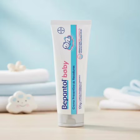 Creme Preventivo de Assaduras Para Bebês Bepantol Baby, 120g