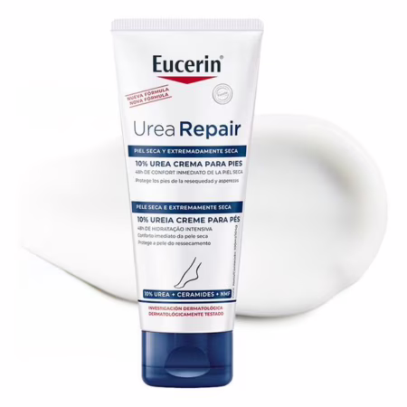 Eucerin Creme Hidratante Para Pés Urea Repair Plus 100ml, Hidratação Intensiva, Ureia, Pele Seca E Extra Seca Neutra