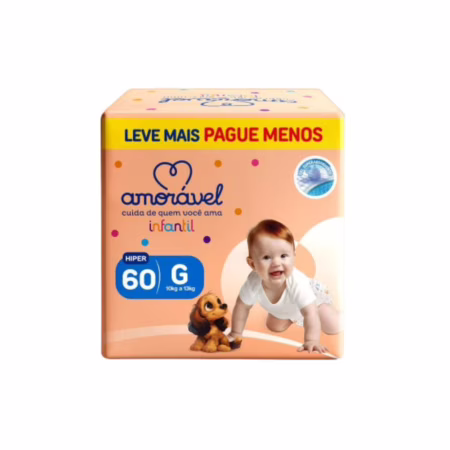 Fralda Amorável (Marca própria Pague Menos)