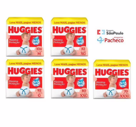 Fralda Huggies Supreme Care (pacote grande!)