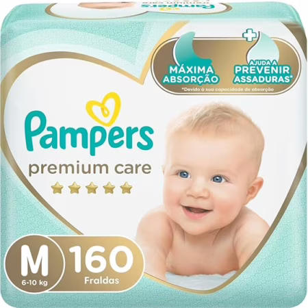 Fralda Pampers Premium Care