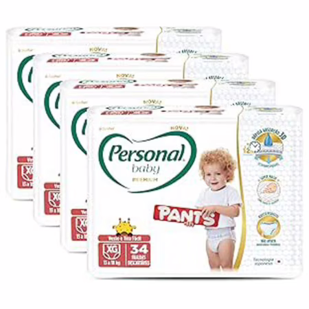Fralda Personal Baby Premium Pants XG 136 unidades