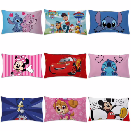 🛍️Fronha Infantil Temática De Personagens para Crianças Vários Modelos