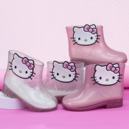🛍️Galocha Bota Infantil Meninas Feminina Criança Leve Confortável Impermeável