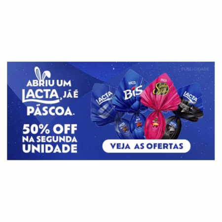 - Ganhe 50% off na segunda unidade