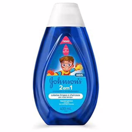 Johnson's Shampoo e Condicionador Infantil 2 em 1, 400ml