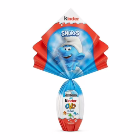 Kinder Ovo de Páscoa com Surpresa Os Smurfs 100g
