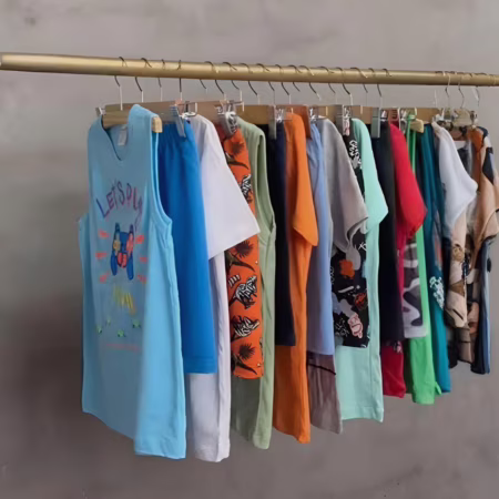 Kit com 10 Peças De Roupa Conjunto Infantil Menino Dia A Dia