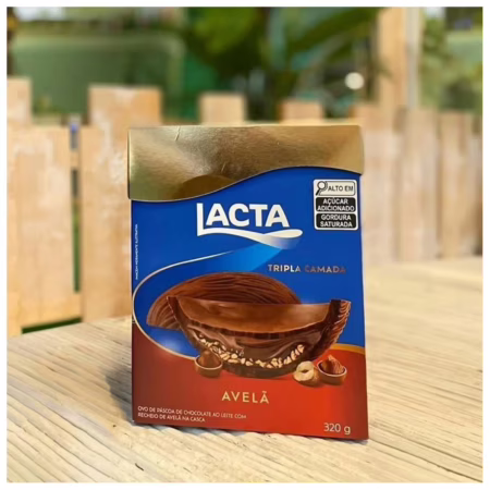 Lacta Avelã - Ovo de Páscoa Tripla Camada 320g