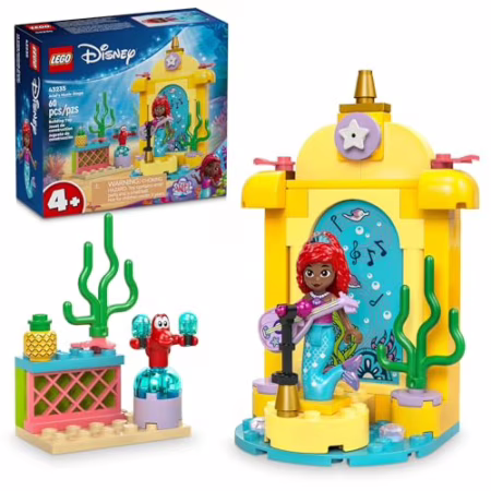 😍 LEGO Disney Princess Palco Musical da Ariel 43235