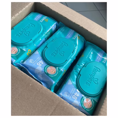 Lenços Umedecidos Pampers Cuidado de bebê, 576 Unidades