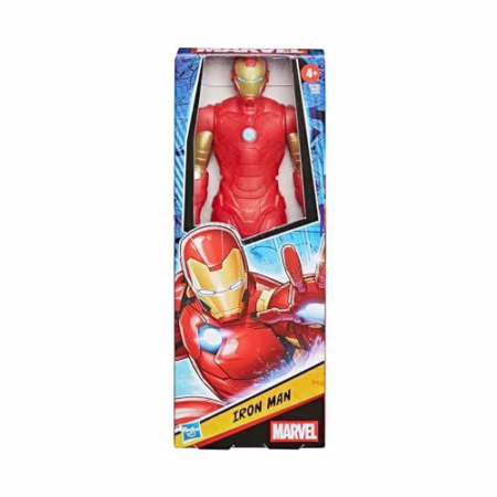 🛍️Marvel, Action Figure, Homem de Ferro - Figura Articulada em Grande Escala com 20 cm - A partir de 4 Anos