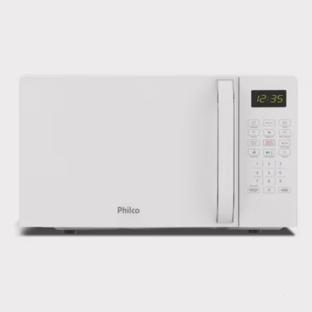 🛍 Micro-ondas Philco 20l Branco Pintura Limpa Fácil Pmo23b 127v