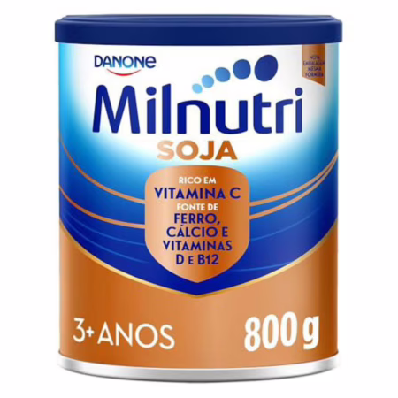 Milnutri Premium Soja, Danone Nutricia, 800g, A partir de 3 anos