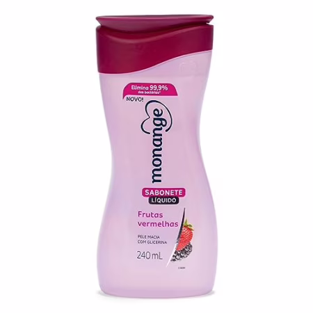 💎 Monange Sabonete Líquido Frutas Vermelhas 240Ml