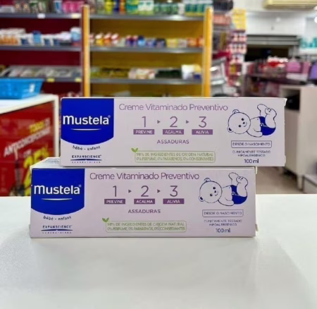 Mustela Creme Preventivo De Assaduras Vitaminado 108g