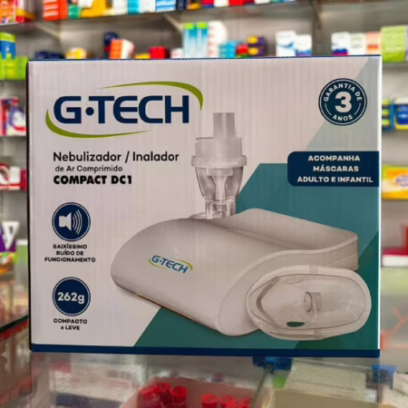 Nebulizador e Inalador Super Flow Compact DC1 G-Tech