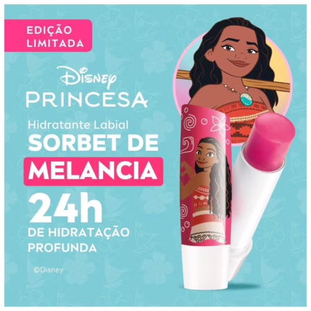 NIVEA Hidratante Labial Disney® Princesa 4,8g - Sorbet de Melancia