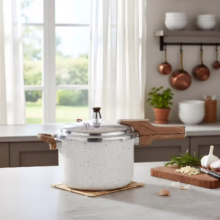 Panela Pressão Antiaderente Indução Mármol 4.2l - Mimo Style Mármol